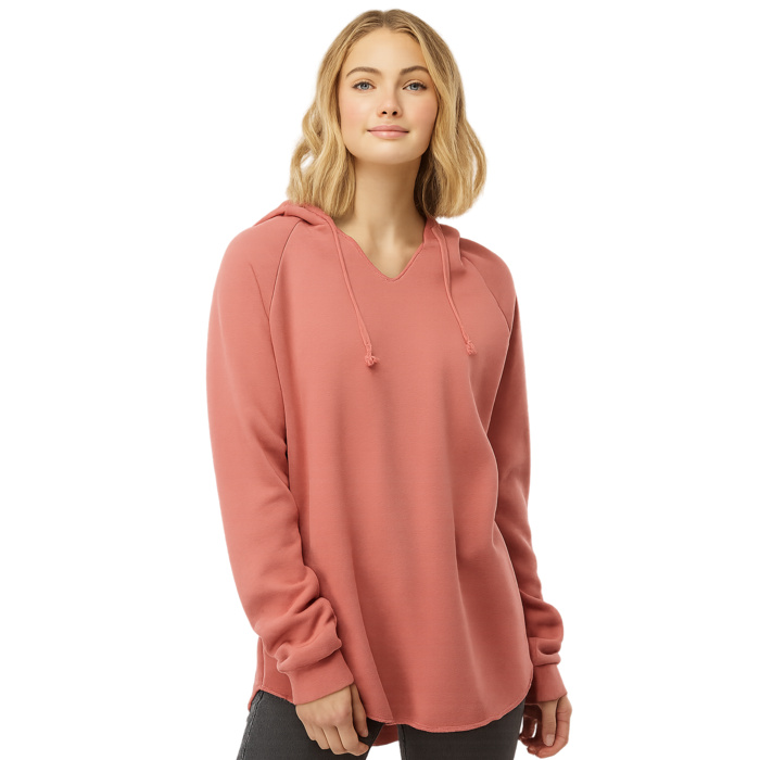 Women’s Lightweight California Wave Wash Hooded Sweatshirt Thumbnail