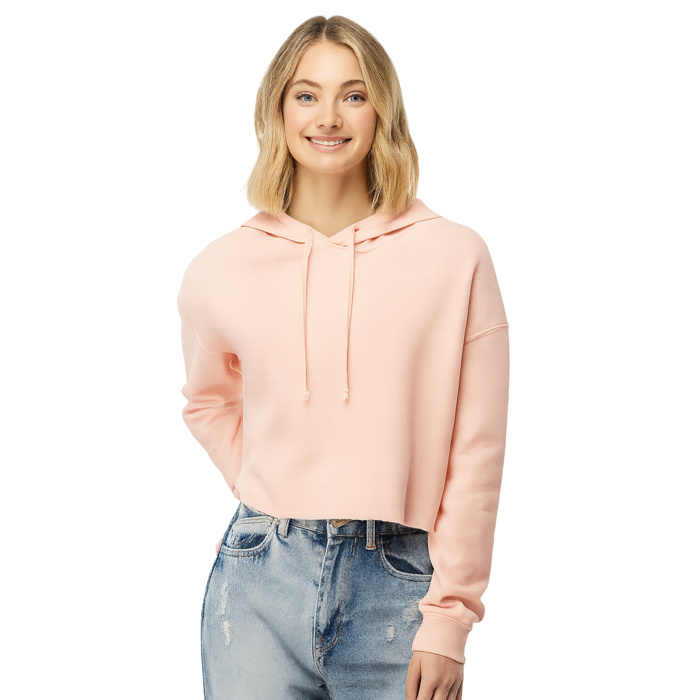 Women’s Lightweight Cropped Hooded Sweatshirt Thumbnail