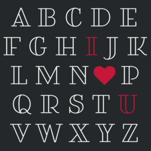 Love Alphabet Design