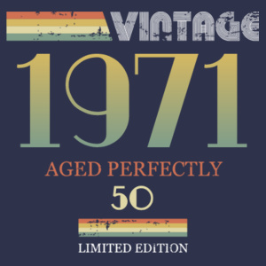 Vintage Aged Perfectly Tee Design