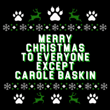 Carole Baskin Christmas Design