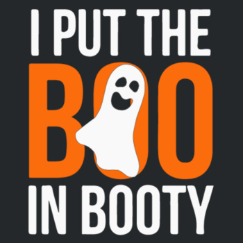 Boo in Booty Tee Design