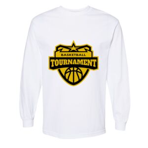 Unisex Heavyweight Cotton Long Sleeve Tee Thumbnail
