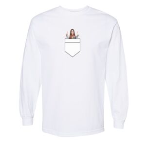 Unisex Heavyweight Cotton Long Sleeve Tee Thumbnail
