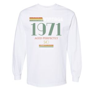 Unisex Heavyweight Cotton Long Sleeve Tee Thumbnail