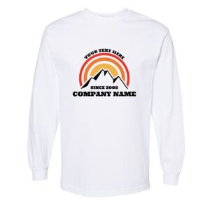 Unisex Heavyweight Cotton Long Sleeve Tee Thumbnail