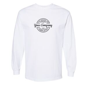 Unisex Heavyweight Cotton Long Sleeve Tee Thumbnail