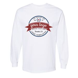 Unisex Heavyweight Cotton Long Sleeve Tee Thumbnail