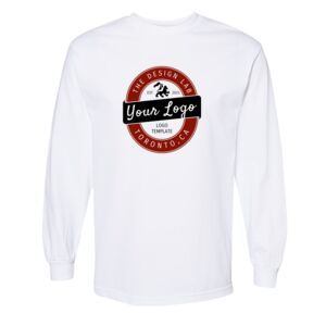 Unisex Heavyweight Cotton Long Sleeve Tee Thumbnail