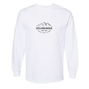 Unisex Heavyweight Cotton Long Sleeve Tee Thumbnail