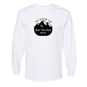 Unisex Heavyweight Cotton Long Sleeve Tee Thumbnail