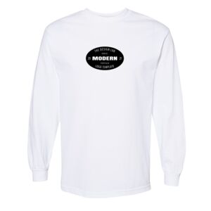 Unisex Heavyweight Cotton Long Sleeve Tee Thumbnail
