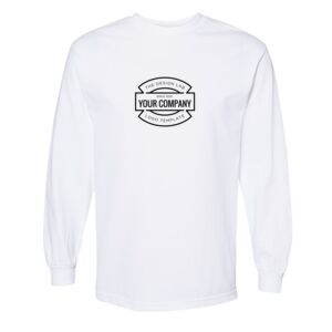 Unisex Heavyweight Cotton Long Sleeve Tee Thumbnail