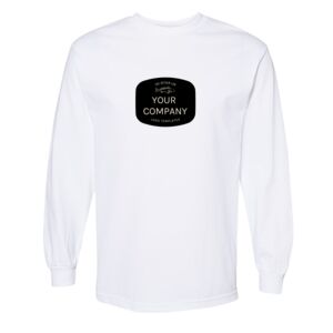 Unisex Heavyweight Cotton Long Sleeve Tee Thumbnail