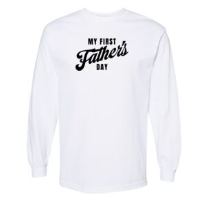 Unisex Heavyweight Cotton Long Sleeve Tee Thumbnail