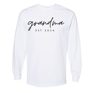 Unisex Heavyweight Cotton Long Sleeve Tee Thumbnail