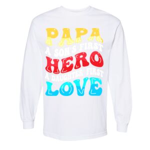 Unisex Heavyweight Cotton Long Sleeve Tee Thumbnail