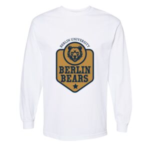 Unisex Heavyweight Cotton Long Sleeve Tee Thumbnail