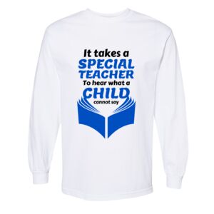 Unisex Heavyweight Cotton Long Sleeve Tee Thumbnail