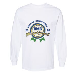 Unisex Heavyweight Cotton Long Sleeve Tee Thumbnail