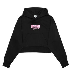 Cropped Drop Shoulder Pullover Hoodie Thumbnail