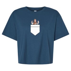 Women's Fine Jersey Boxy Tee Thumbnail