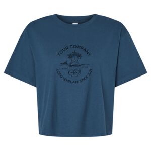 Women's Fine Jersey Boxy Tee Thumbnail