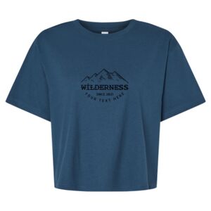 Women's Fine Jersey Boxy Tee Thumbnail