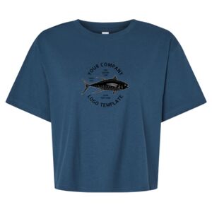 Women's Fine Jersey Boxy Tee Thumbnail