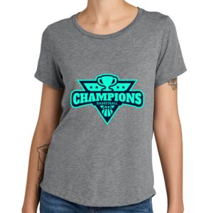 Women's Relaxed Tri Blend Scoop Neck Tee Thumbnail