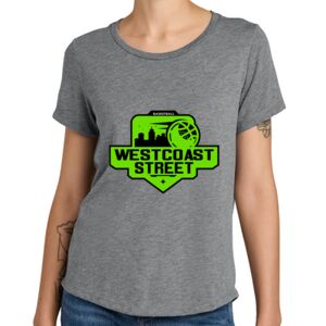 Women's Relaxed Tri Blend Scoop Neck Tee Thumbnail