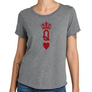Women's Relaxed Tri Blend Scoop Neck Tee Thumbnail