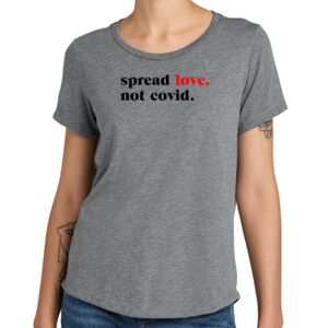 Women's Relaxed Tri Blend Scoop Neck Tee Thumbnail