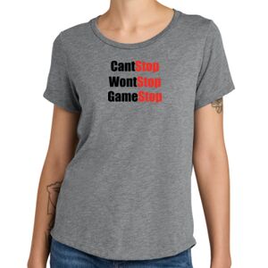 Women's Relaxed Tri Blend Scoop Neck Tee Thumbnail