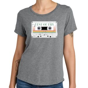Women's Relaxed Tri Blend Scoop Neck Tee Thumbnail