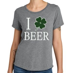 Women's Relaxed Tri Blend Scoop Neck Tee Thumbnail