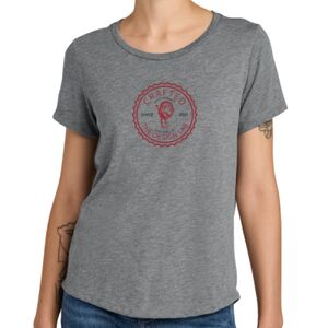 Women's Relaxed Tri Blend Scoop Neck Tee Thumbnail