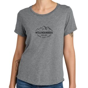 Women's Relaxed Tri Blend Scoop Neck Tee Thumbnail