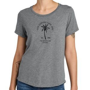 Women's Relaxed Tri Blend Scoop Neck Tee Thumbnail