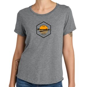 Women's Relaxed Tri Blend Scoop Neck Tee Thumbnail