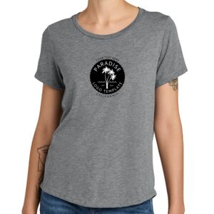 Women's Relaxed Tri Blend Scoop Neck Tee Thumbnail