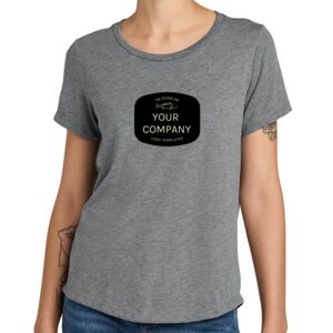 Women's Relaxed Tri Blend Scoop Neck Tee Thumbnail