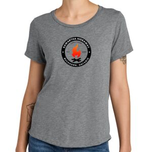 Women's Relaxed Tri Blend Scoop Neck Tee Thumbnail