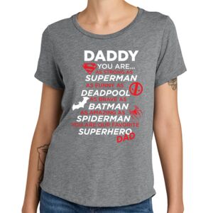 Women's Relaxed Tri Blend Scoop Neck Tee Thumbnail