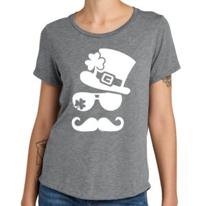 Women's Relaxed Tri Blend Scoop Neck Tee Thumbnail