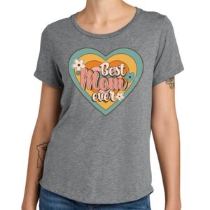 Women's Relaxed Tri Blend Scoop Neck Tee Thumbnail