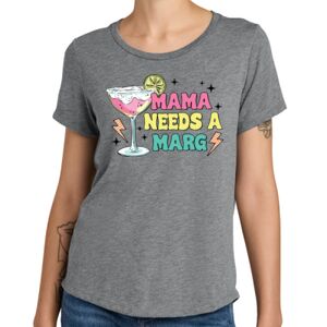 Women's Relaxed Tri Blend Scoop Neck Tee Thumbnail