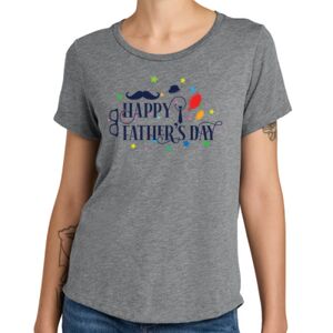 Women's Relaxed Tri Blend Scoop Neck Tee Thumbnail