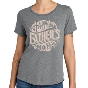 Women's Relaxed Tri Blend Scoop Neck Tee Thumbnail