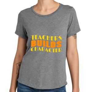 Women's Relaxed Tri Blend Scoop Neck Tee Thumbnail